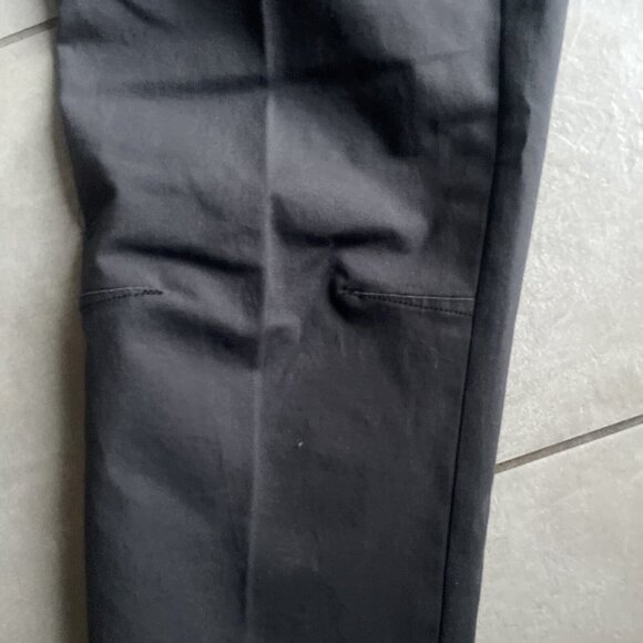 Haggar Pull On Workwear Stretch Hiker Utility Straight Fit Pants Lead Gray 34/30 - Picture 3 of 5